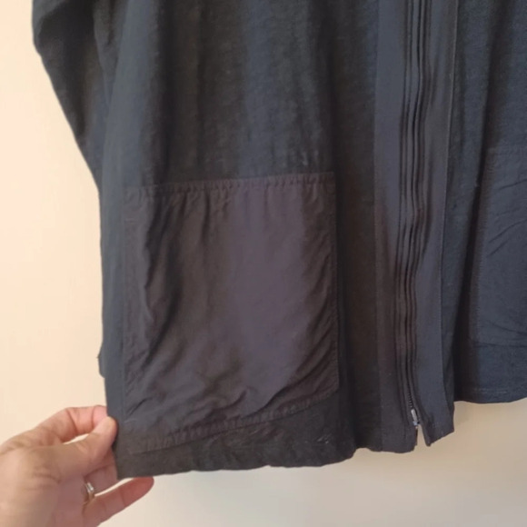 J.Jill black jacket with hood womens size 1XL - Picture 7 of 8